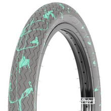 Load image into Gallery viewer, Subrosa Sawtooth Tire - Pair - Grey / Teal Drip
