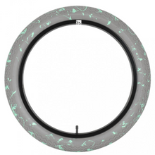 Load image into Gallery viewer, Subrosa Sawtooth Tire - Pair - Grey / Teal Drip