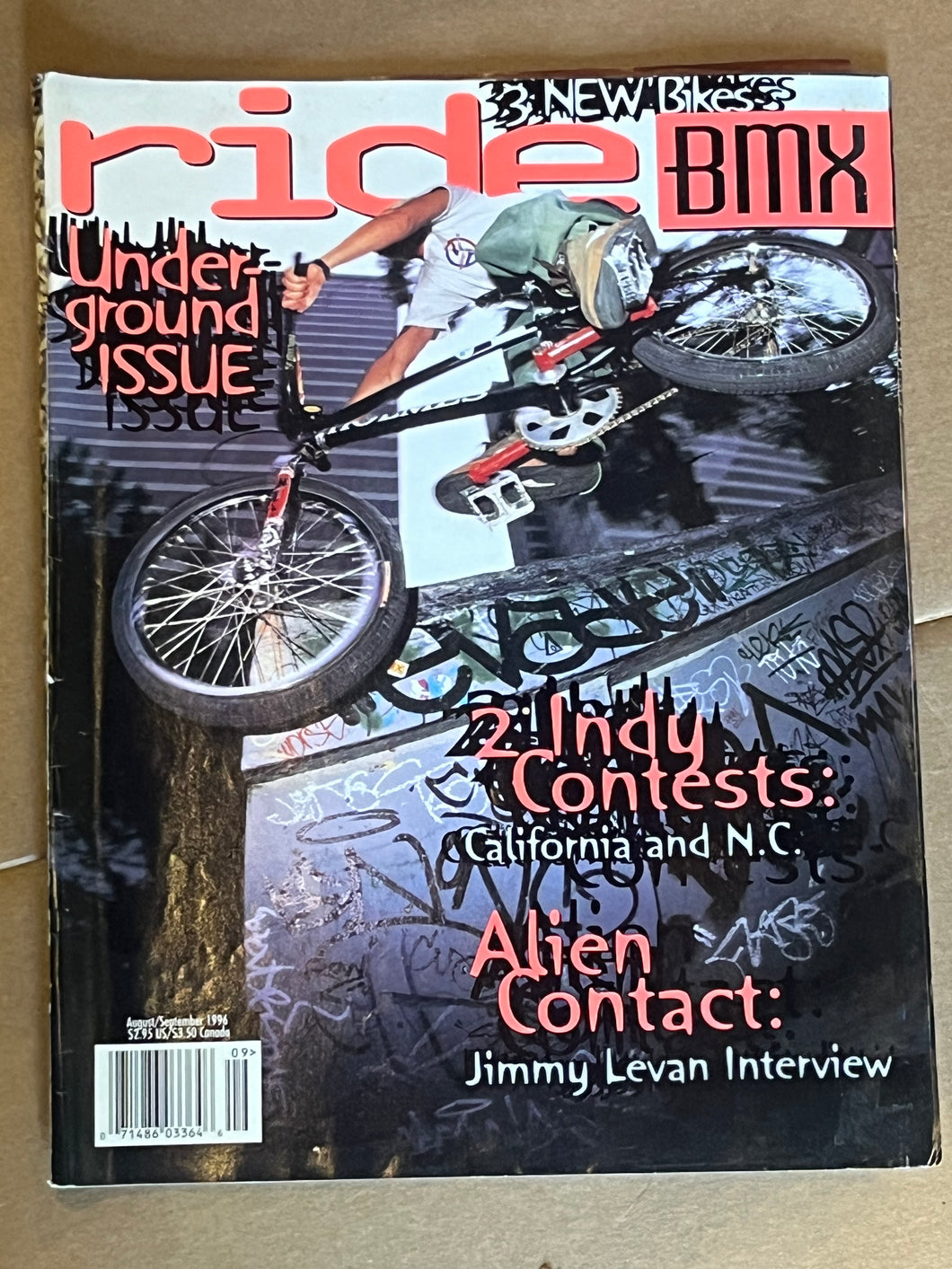 ride BMX Magazine August/September 1996