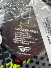 Load image into Gallery viewer, Fly Racing Cross Up Jersey - Black/ HiVis
