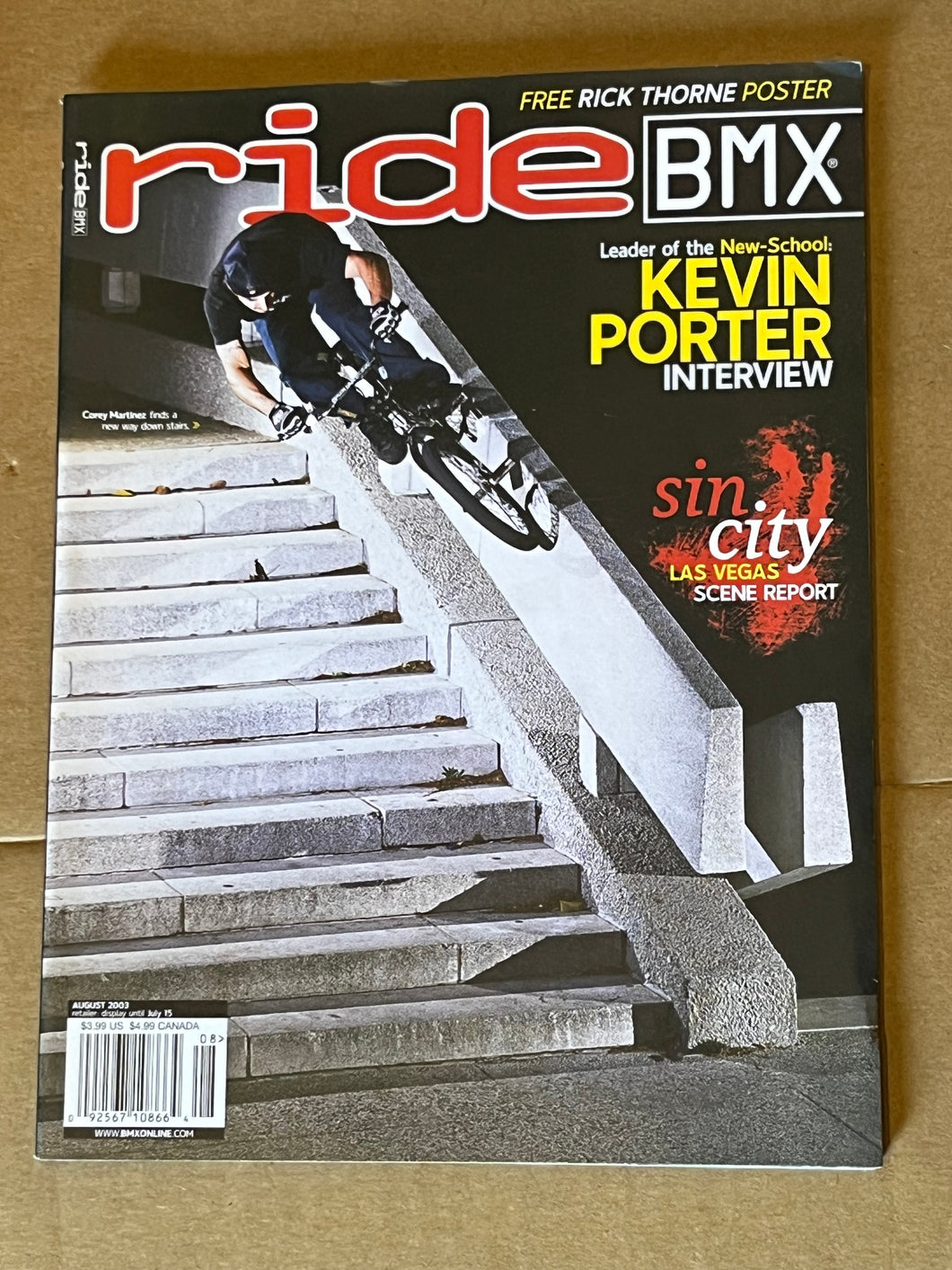 ride BMX Magazine August 2003
