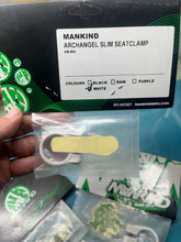 Load image into Gallery viewer, Mankind Archangel Slim Seat Post Clamp 28.6mm - Chromo - White
