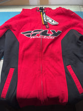 Load image into Gallery viewer, Fly Racing Standard Hoody - Black / Red - Medium only
