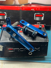 Load image into Gallery viewer, Promax CF-2 Two Piece Crank Set - 4 bolt 104 bcd - Blue 160mm

