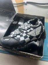 Load image into Gallery viewer, Fly Racing Checkmate Clipless Shoes - Black/ White **USED**
