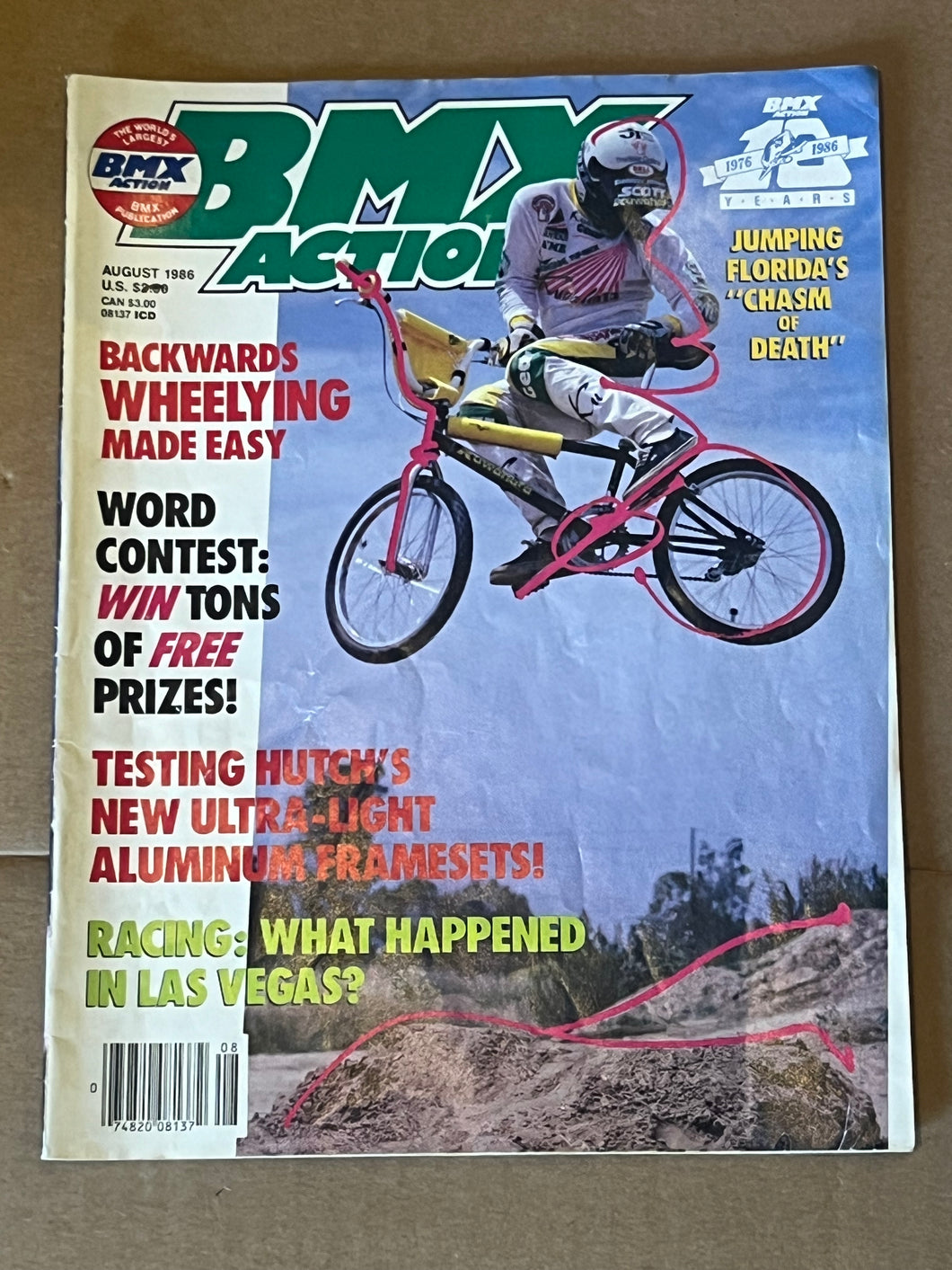 BMX Action Magazine August 1986