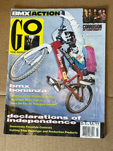 BMX Action & Freestylin’s GO The Riders Manual March 1992