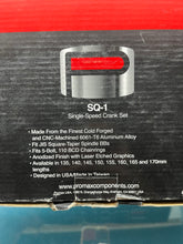Load image into Gallery viewer, Promax SQ-1 Square Taper Crank Set - 5 bolt 110 bcd - Blue 140mm
