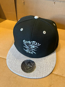 Rock Bay BMX Snap Back Hat - Black / Grey