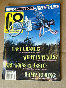 BMX Action & Freestylin’s GO The Riders Manual April 1991