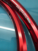 Load image into Gallery viewer, Crupi Rhythm Section Rim Pair - 36 Hole - Red Anodized
