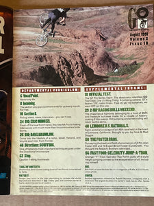 BMX Action & Freestylin’s GO The Riders Manual August 1991