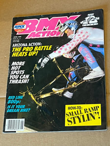 BMX Action Magazine June 1986