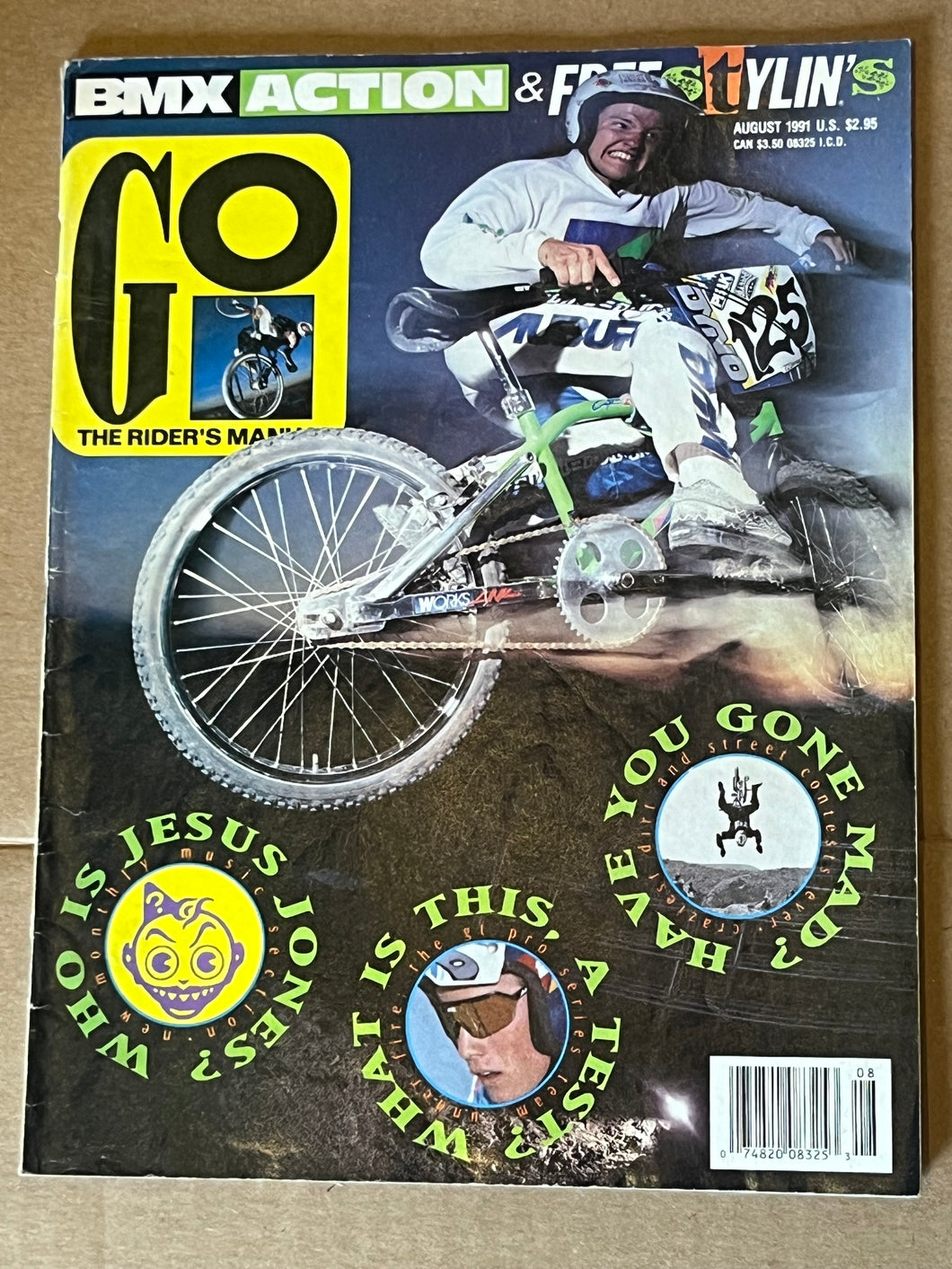 BMX Action & Freestylin’s GO The Riders Manual August 1991