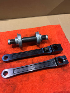 Odyssey Black Widow Cranks w USA BB - 175mm - Black - **USED**