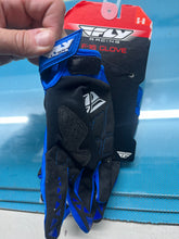 Load image into Gallery viewer, Fly Racing F-16 Race Gloves Size 8/S - Blue/ White
