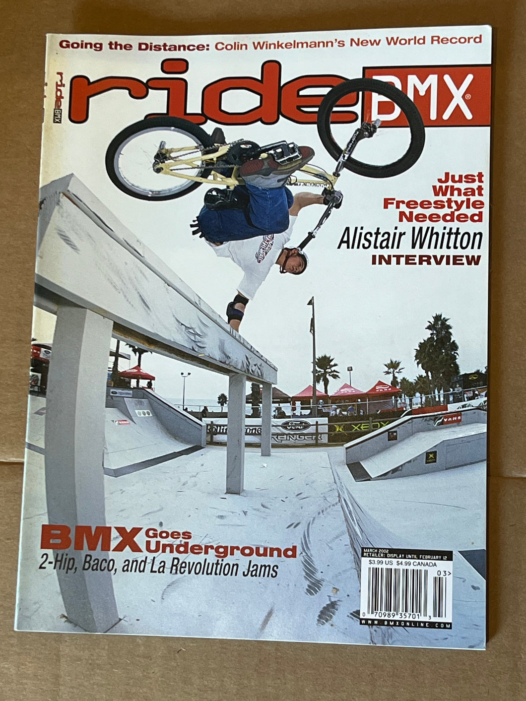 ride BMX Magazine March 2002