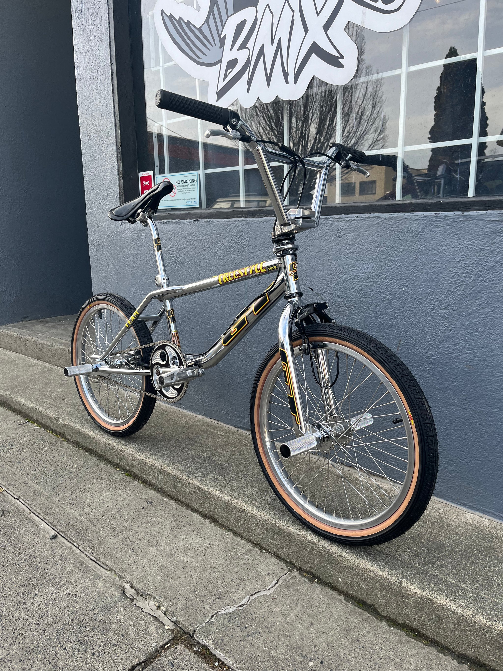 Old Mid School Parts Tagged GT Pro Freestyle Tour Team Rock Bay BMX