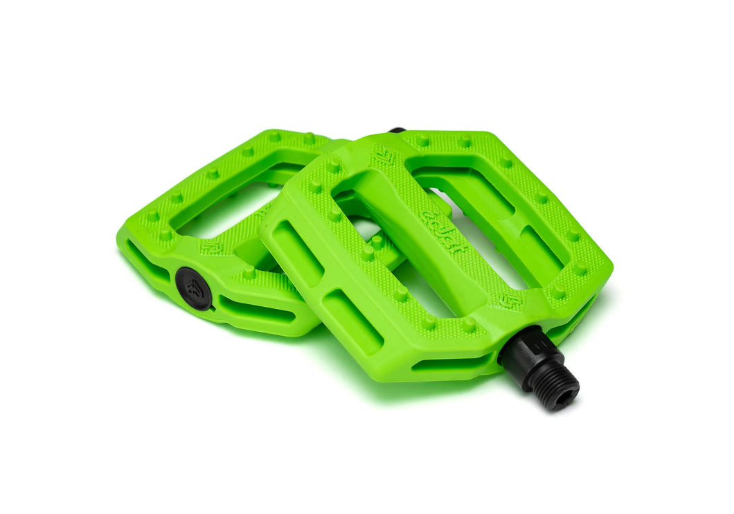 Eclat Slash Nylon Pedals - Neon Green